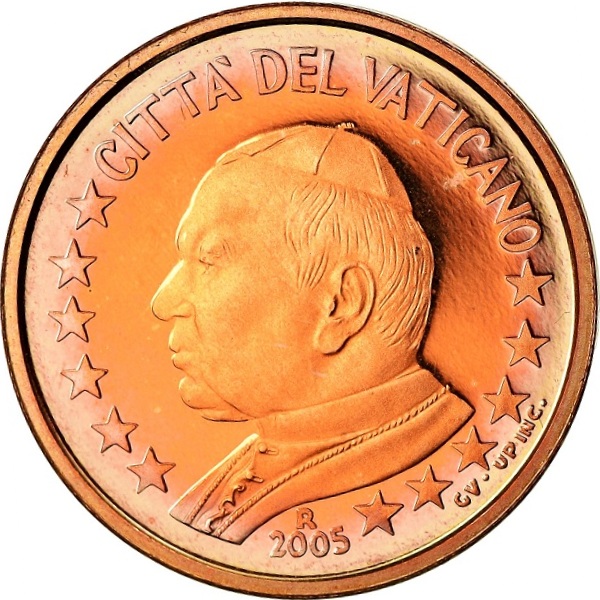 Ватикан 2 Евро цент