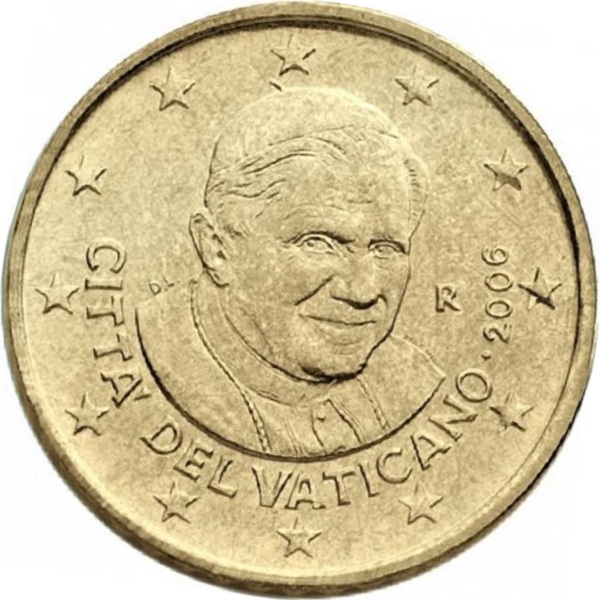 Ватикан 50 Евро цент