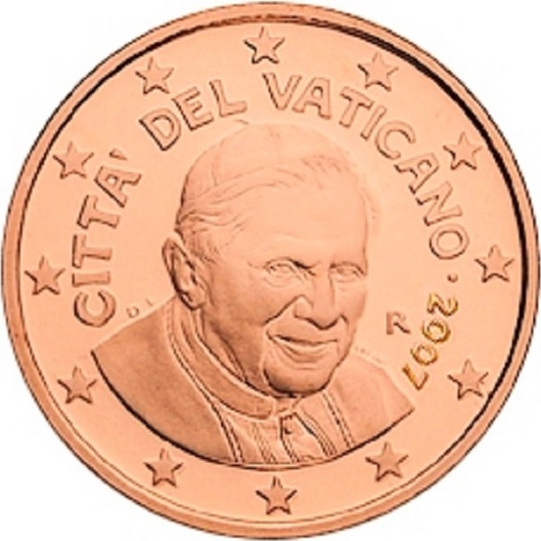 Ватикан 2 Евро цент