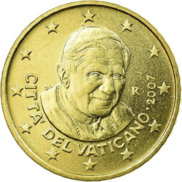 Ватикан 50 Евро цент
