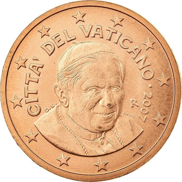 Ватикан 5 Евро цент