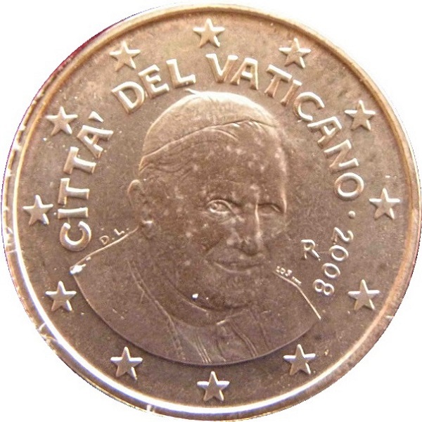 Ватикан 1 Евро цент