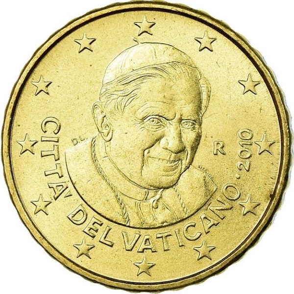 Ватикан 10 Евро цент
