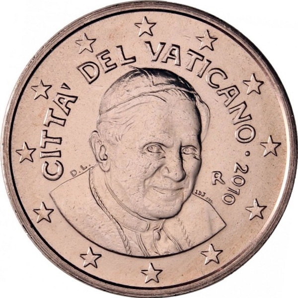 Ватикан 1 Евро цент