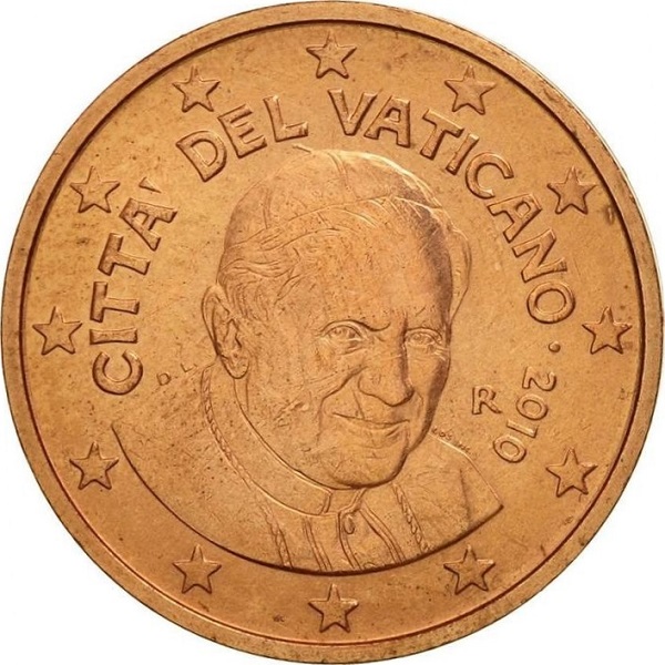 Ватикан 2 Евро цент