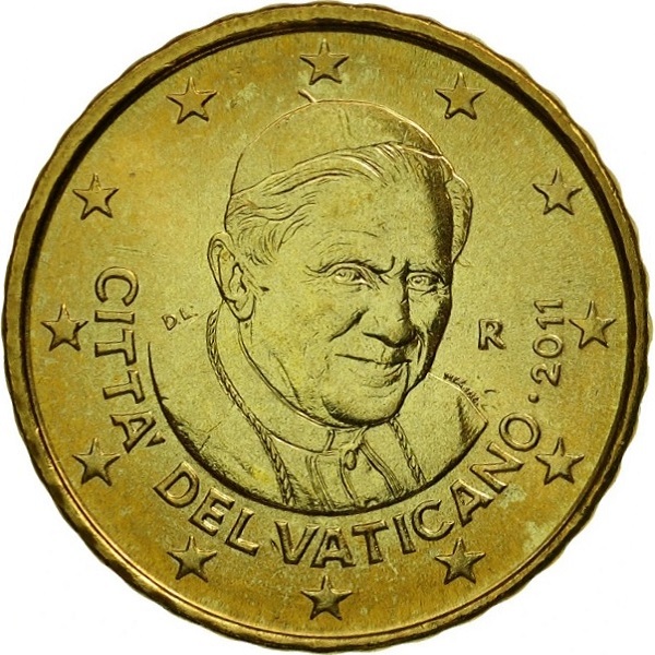 Ватикан 10 Евро цент