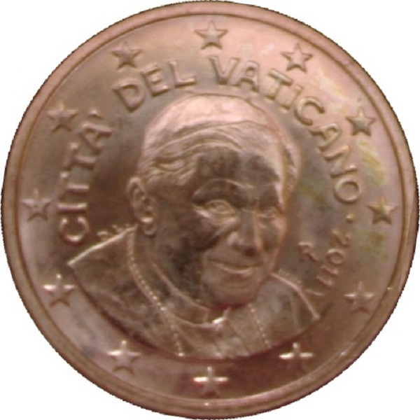 Ватикан 5 Евро цент