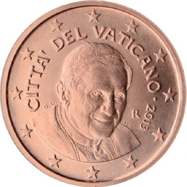 Ватикан 1 Евро цент
