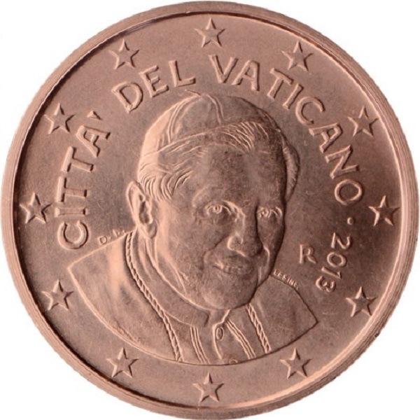 Ватикан 2 Евро цент