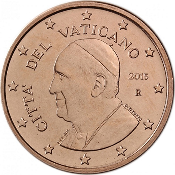 Ватикан 5 Евро цент