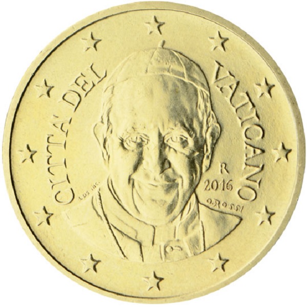 Ватикан 50 Евро цент