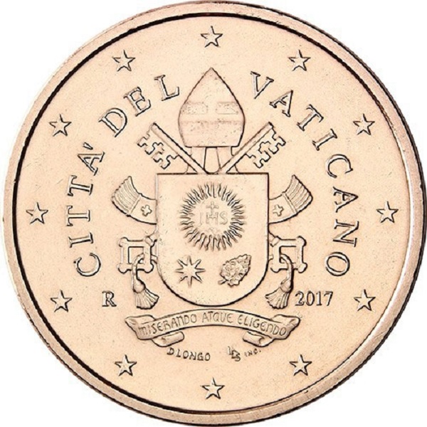 Ватикан 5 Евро цент