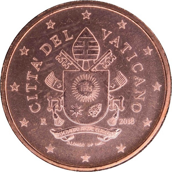 Ватикан 1 Евро цент