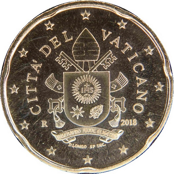 Ватикан 20 Евро цент