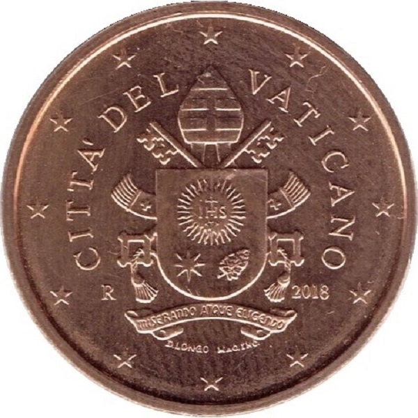 Ватикан 2 Евро цент