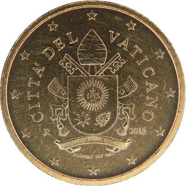 Ватикан 50 Евро цент