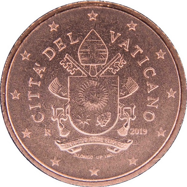 Ватикан 1 Евро цент