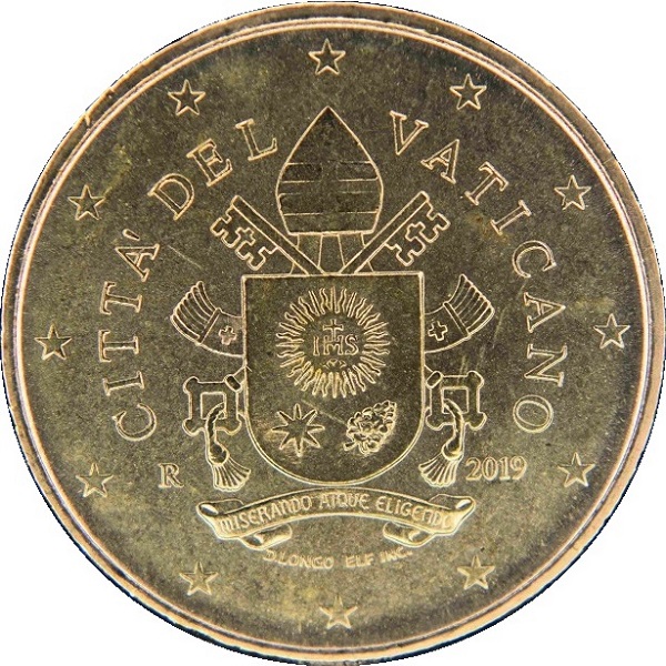Ватикан 50 Евро цент