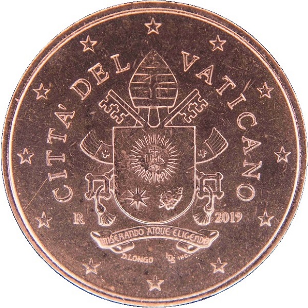 Ватикан 5 Евро цент