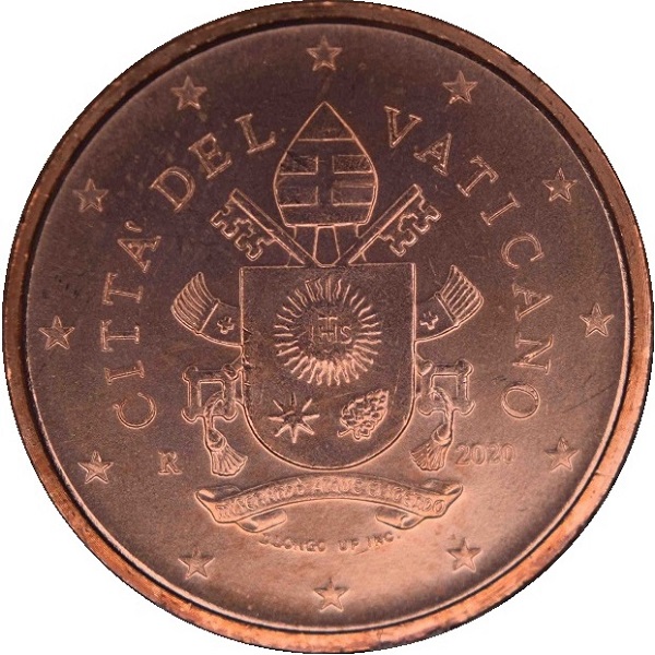 Ватикан 1 Евро цент