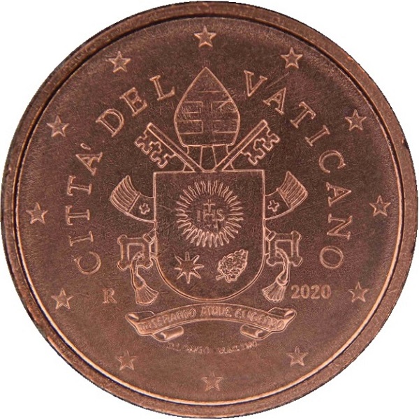 Ватикан 2 Евро цент