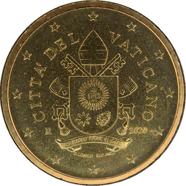 Ватикан 50 Евро цент