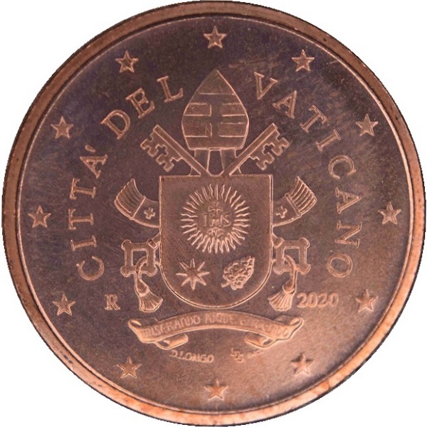 Ватикан 5 Евро цент