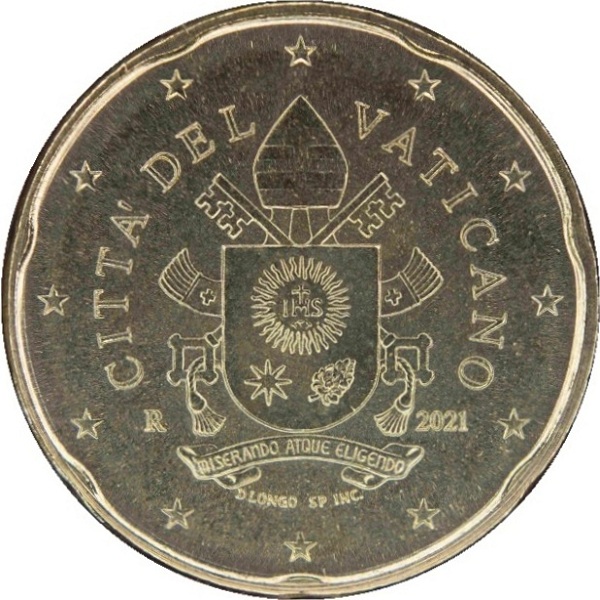 Ватикан 20 Евро цент