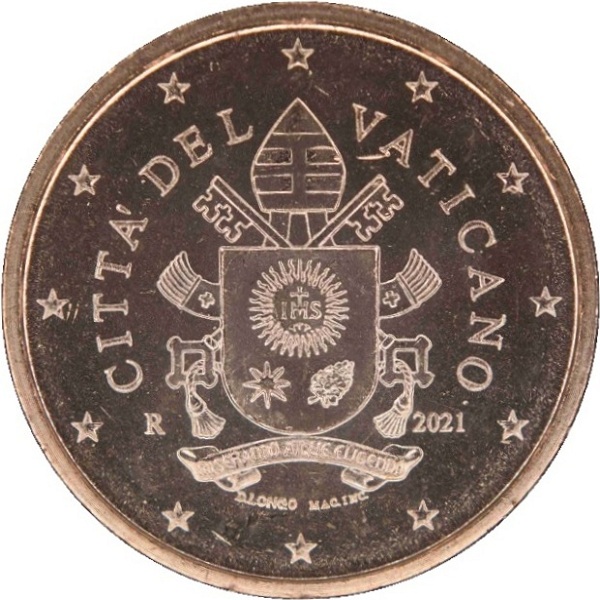 Ватикан 2 Евро цент