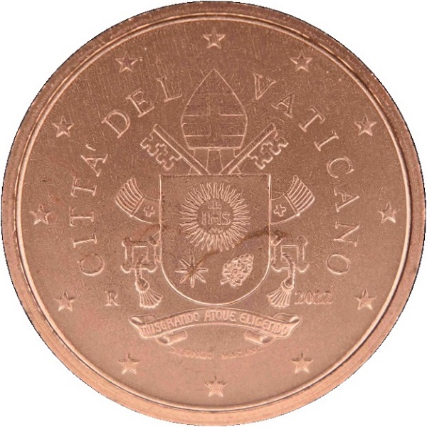 Ватикан 2 Евро цент
