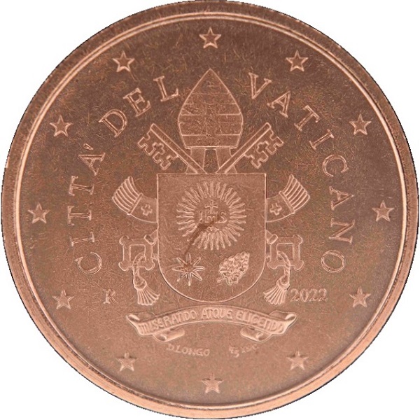 Ватикан 5 Евро цент