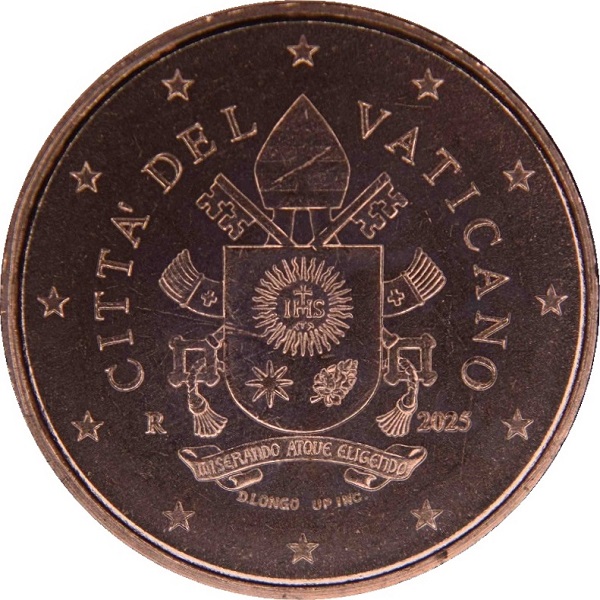 Ватикан 1 Евро цент