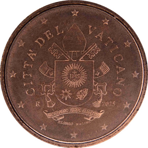 Ватикан 2 Евро цент