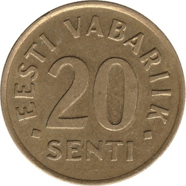 20 Эстонских сент