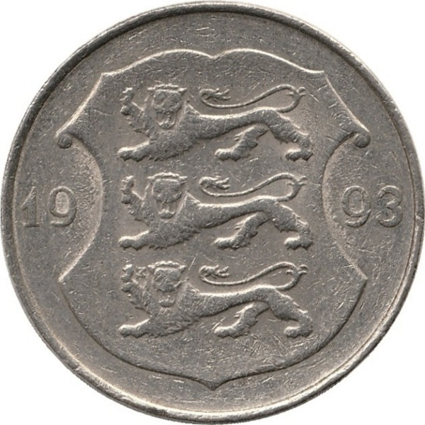 1 Эстонская крона