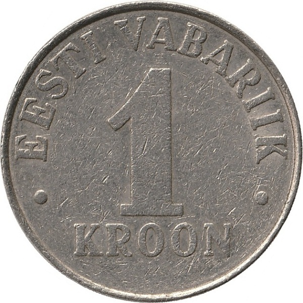 1 Эстонская крона