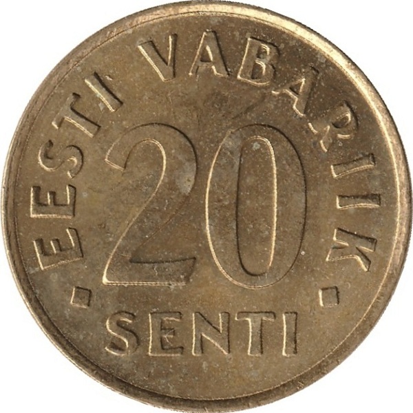 20 Эстонских сент