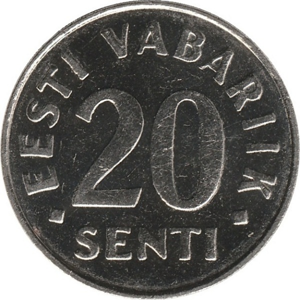 20 Эстонских сент
