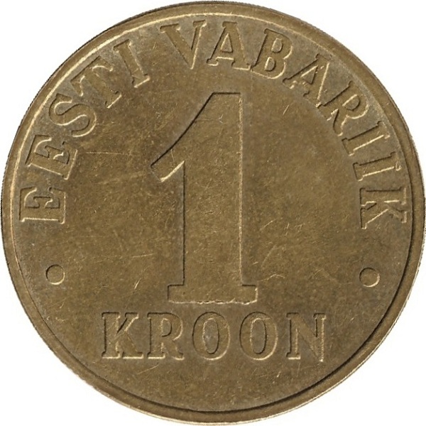 1 Эстонская крона