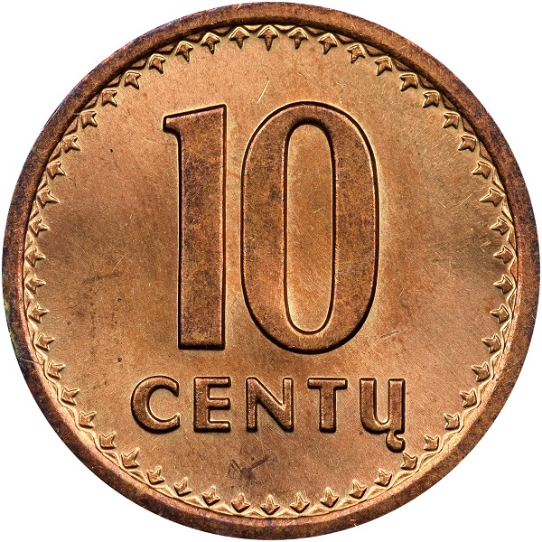 10 Литовских цент