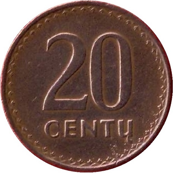 20 Литовских цент