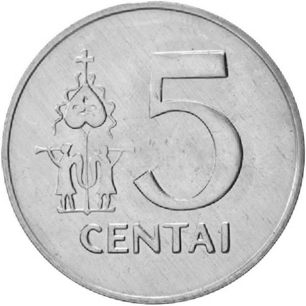 5 Литовских цент