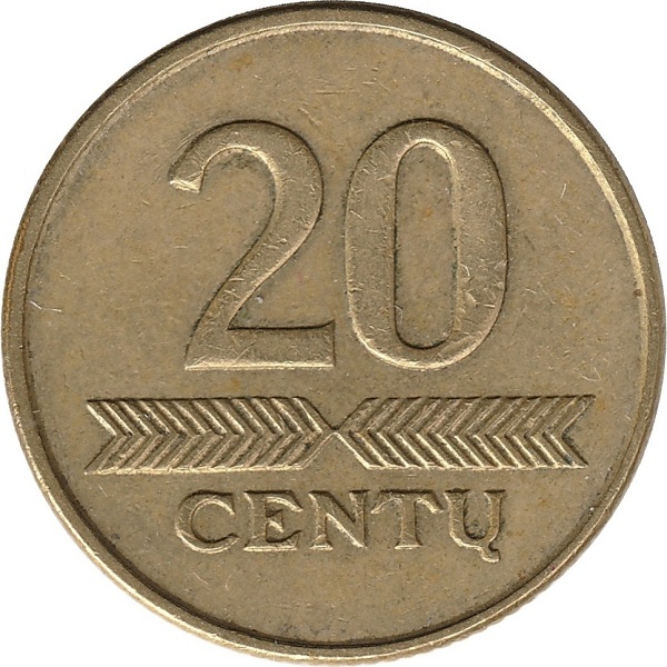 20 Литовских цент