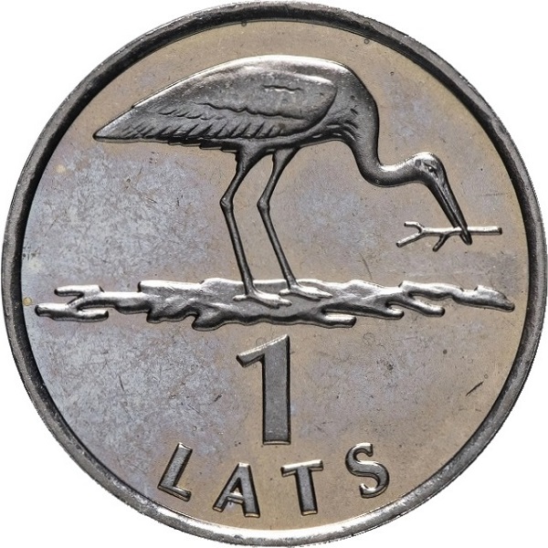 1 Латвийский лат