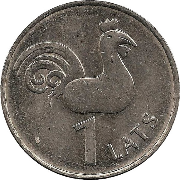 1 Латвийский лат