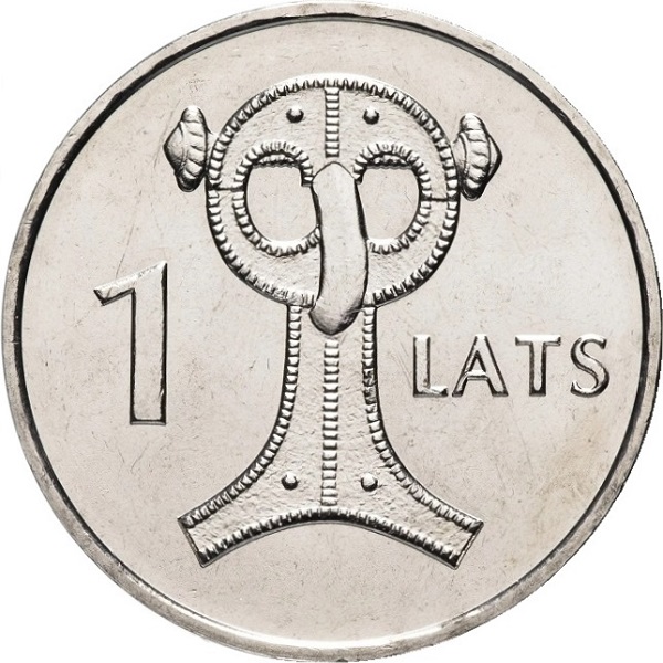 1 Латвийский лат