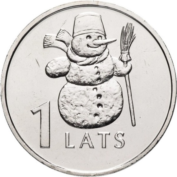 1 Латвийский лат