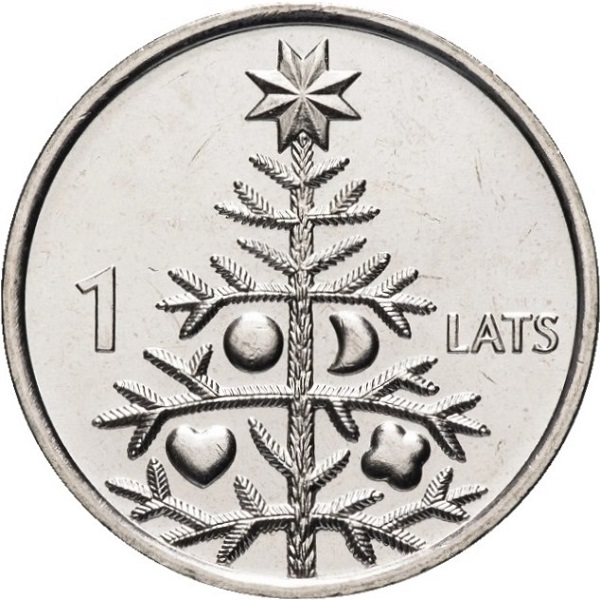 1 Латвийский лат
