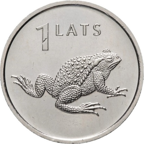 1 Латвийский лат