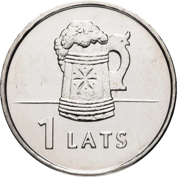 1 Латвийский лат